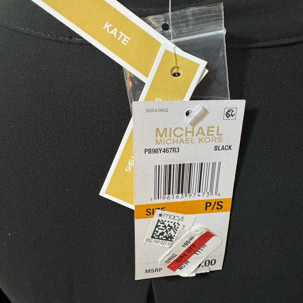 MICHAEL Michael Kors Black Long Sleeve Dress - Picture 5 of 7